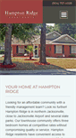 Mobile Screenshot of hamptonridgeapts.com